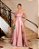 VESTIDO FESTA GLAM DECOTE OMBRO A OMBRO ZIBELINE - ROSÉ - Imagem 2