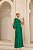 VESTIDO LONGO UM OMBRO EM CAMADAS LUÍSA - VERDE BANDEIRA - Imagem 1