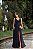 VESTIDO LONGO METALIZADO BOÊMIA - AZUL MARINHO - Imagem 1