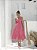 VESTIDO MIDI EM LAISE FLORENCE - ROSA - Imagem 1