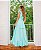 VESTIDO BABADOS CLOSET DELUXE - AZUL TURQUESA - Imagem 3