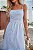 VESTIDO MIDI EM LISTRAS ALGODÃO BORDADO LOUY - AZUL - Imagem 3