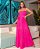 VESTIDO LONGO PLISSADO BUSTO - PINK - Imagem 3
