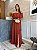 VESTIDO KAREN LONGO - TERRACOTA - Imagem 1