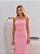 VESTIDO BÁRBARA LONGO LAÇO - ROSA - Imagem 5