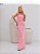 VESTIDO BÁRBARA LONGO LAÇO - ROSA - Imagem 6