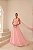 VESTIDO BRUXELAS LONGO CALDA NAS COSTAS - ROSA - Imagem 3