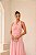 VESTIDO BRUXELAS LONGO CALDA NAS COSTAS - ROSA - Imagem 2