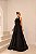 VESTIDO BRUXELAS LONGO CALDA NAS COSTAS - PRETO - Imagem 1