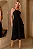 VESTIDO FABIOLA RODADO COM ALÇA E ZÍPER - PRETO - Imagem 1