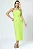 VESTIDO VALERIA MIDI FRENTE ÚNICA COM LAPELA - VERDE - Imagem 2