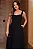 VESTIDO KATIA LONGUETE COM ALÇA E LAÇOS - PRETO - Imagem 2