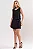 SHORT SAIA JADE COM BOTÕES E LAPELA - PRETO - Imagem 1