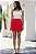 SHORT SAIA JADE COM BOTÕES E LAPELA - VERMELHO - Imagem 2