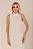 VESTIDO MISS MISSES CANELADO GOLA ALTA TRANSPASSADA - OFF WHITE - Imagem 2