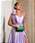 VESTIDO LONGO FESTA EM ZIBELINE VITÓRIA - LAVANDA - Imagem 2