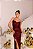 VESTIDO PAETÊ LONGO FENDA CRISTAL - MARSALA - Imagem 2