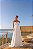VESTIDO LONGO PLISSADO JUJU - OFF WHITE - Imagem 1