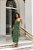 VESTIDO MIDI RENDA ALÇAS FINAS MARIANA - VERDE - Imagem 1