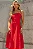 VESTIDO MIDI AMANDA DETALHE VAZADO COM BOLSOS - VERMELHO - Imagem 4