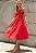 VESTIDO MIDI AMANDA DETALHE VAZADO COM BOLSOS - VERMELHO - Imagem 5