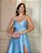 VESTIDO FESTA DEMI ZIBELINE DECOTE - AZUL SERENITY - Imagem 4