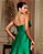 VESTIDO FESTA DEMI ZIBELINE DECOTE - VERDE ESMERALDA - Imagem 2