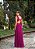 VESTIDO FESTA LONGO METALIZADO BOÊMIA - FÚCSIA - Imagem 4