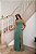 VESTIDO FESTA LONGO METALIZADO BOÊMIA - VERDE OLIVA - Imagem 5