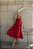 VESTIDO MARIA COM ALÇA E COM DETALHE GUIPIR - VERMELHO - Imagem 1