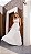 VESTIDO VAL LONGO COM DETALHE GUIPIR - OFF WHITE - Imagem 1