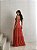 VESTIDO VAL LONGO COM DETALHE GUIPIR - VERMELHO - Imagem 2