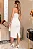 VESTIDO JULIANA TUBINHO COM PREGAS FRENTE - OFF WHITE - Imagem 3