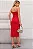 VESTIDO JULIANA TUBINHO COM PREGAS FRENTE - VERMELHO - Imagem 5
