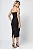VESTIDO JULIANA TUBINHO COM PREGAS FRENTE - PRETO - Imagem 3