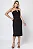 VESTIDO JULIANA TUBINHO COM PREGAS FRENTE - PRETO - Imagem 4