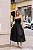 VESTIDO MARIA COM ALÇA E COM DETALHE GUIPIR - PRETO - Imagem 1