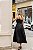 VESTIDO MARIA COM ALÇA E COM DETALHE GUIPIR - PRETO - Imagem 2