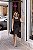 VESTIDO FERNANDA COM PREGAS E LAÇO OMBRO - PRETO - Imagem 1