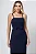 VESTIDO BÁRBARA LONGO LAÇO - AZUL MARINHO - Imagem 2