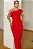 VESTIDO MONICA MIDI COM BABADOS E ALÇA FINA - VERMELHO - Imagem 2