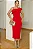 VESTIDO MONICA MIDI COM BABADOS E ALÇA FINA - VERMELHO - Imagem 1