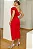 VESTIDO MONICA MIDI COM BABADOS E ALÇA FINA - VERMELHO - Imagem 5