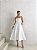 VESTIDO LIDIANE COM DETALHE GUIPIR E COM ALÇA - BRANCO - Imagem 1