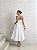 VESTIDO LIDIANE COM DETALHE GUIPIR E COM ALÇA - BRANCO - Imagem 2