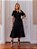 VESTIDO SILVIA COM GUIPIR E COM FAIXA - PRETO - Imagem 7