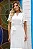 VESTIDO SILVIA COM GUIPIR E COM FAIXA - OFF WHITE - Imagem 2