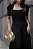 VESTIDO MIDI BRUNA MANGA BUFANTE C/ BARBATANA - PRETO - Imagem 7