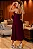 VESTIDO JESSICA COM DETALHE FLOR NA CINTURA - VINHO - Imagem 2