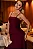 VESTIDO JESSICA COM DETALHE FLOR NA CINTURA - VINHO - Imagem 4